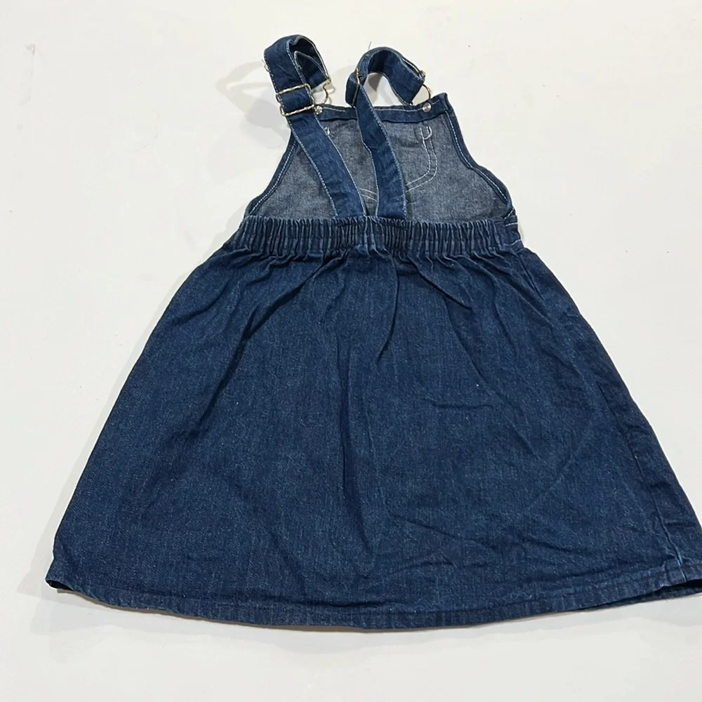 Oshkosh - 5, vintage dark wash denim dress‎